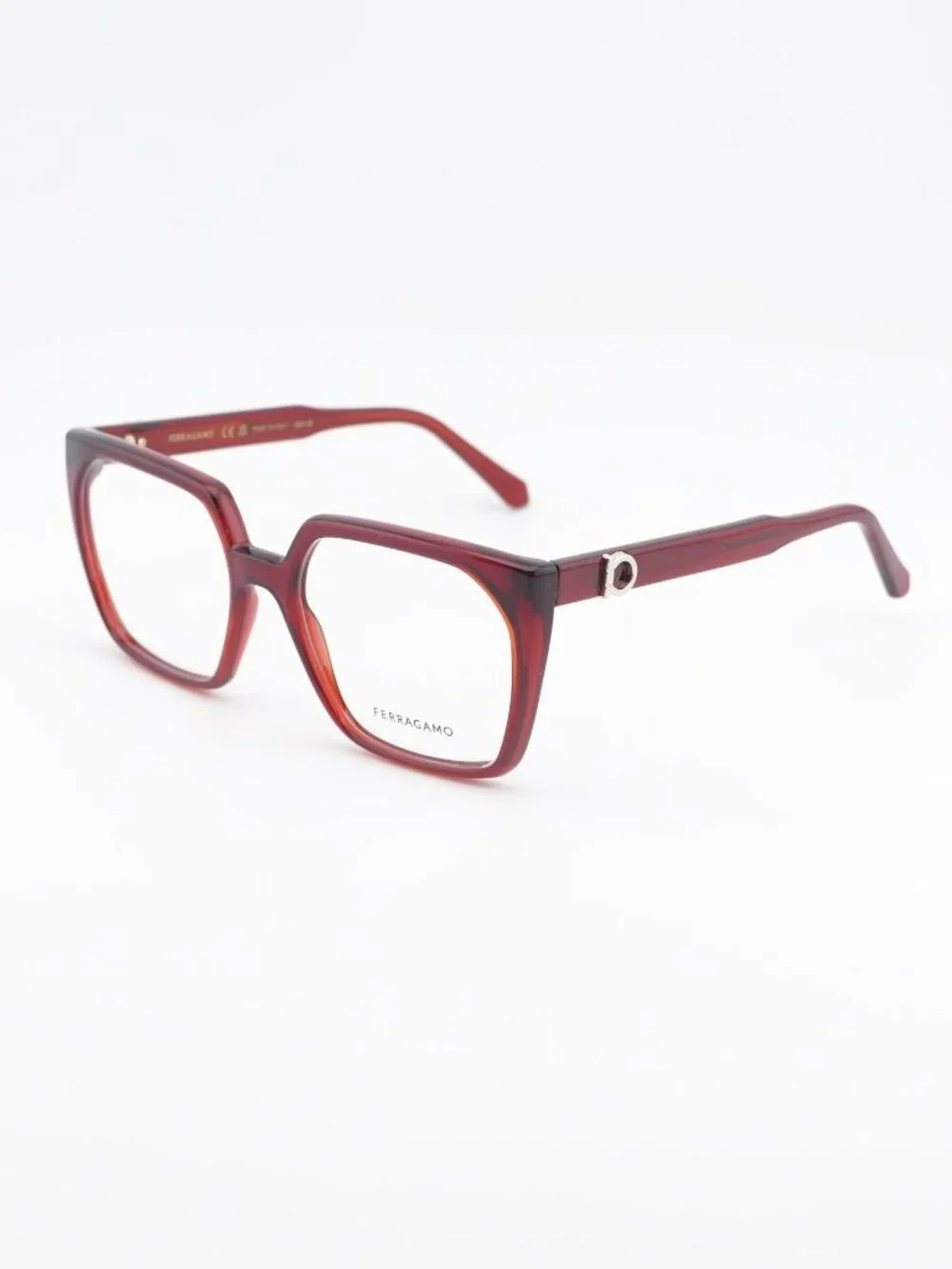 Salvatore Ferragamo SF3042E 612 Eyeglasses Burgundy 55mm Square Frame
